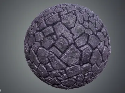 Stylized Rocks Vol 15 - Hand Painted Texture Pack Texture
