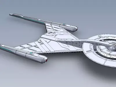 discovery ship 3D model