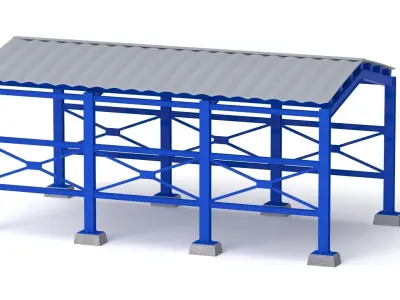 Canopy 3D model shop