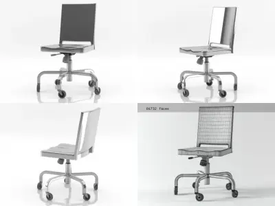 Hudson desk chair 3D model