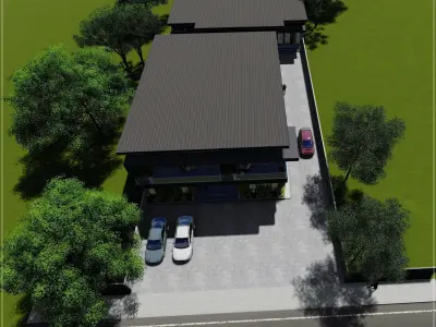 Retail Store  Modern Shop 3D Model Low-poly 3D model