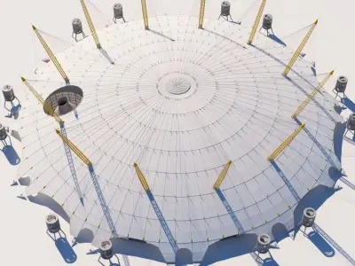 3D O2 Center 3D model