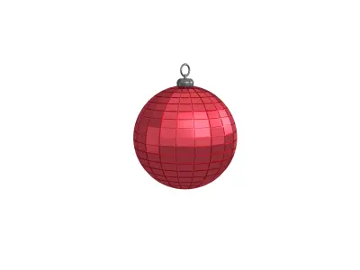 Disco Ball v1 007 Low-poly 3D model