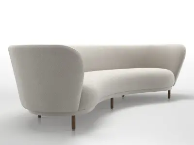 Dandy 4 Seater Sofa 3D model