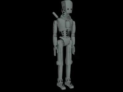 Robot humanoid 3D model buy