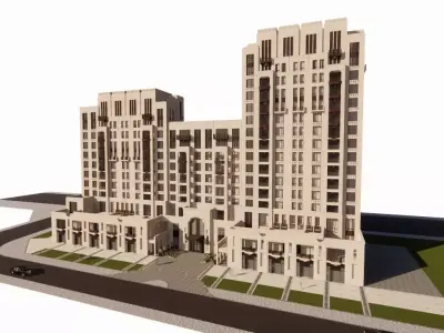 residential complex-Apartment 3D model