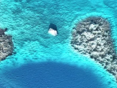 The Great Blue Hole Island 3D model