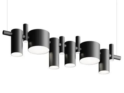 Oluce DANCING QUEEN Hanging lamp 3D model