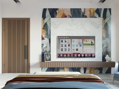 COLORFUL BEDROOM 3D model