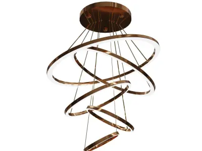 Chandelier 02 3D model purchase