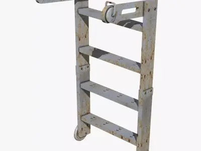 Ladder metal 3D model