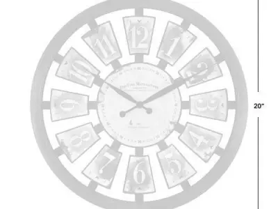 20 Wall Clock 3D model