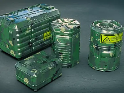 Container sci-fi 2020 3D model