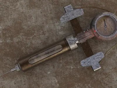 Stimpak - Fallout 3D model