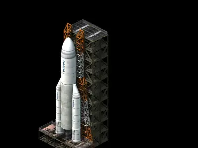 Future World - Rocket Launcher 02 3D model