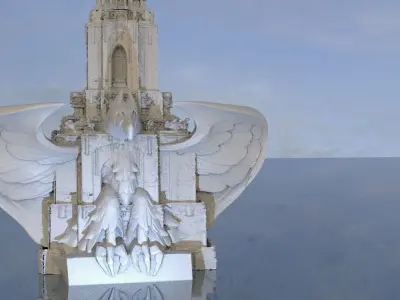 Ancient Assyria temple 3D 3D model