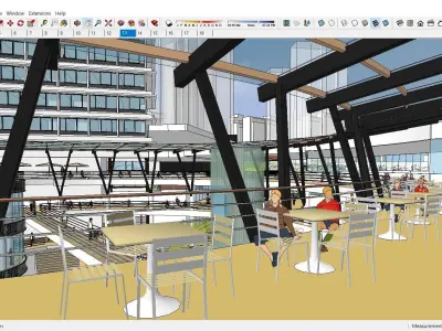 Sketchup Shopping Center F9 3D model