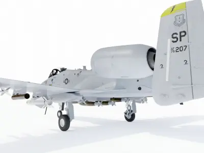  A-10C Thunderbolt II Warthog High Detail with Cockpit 