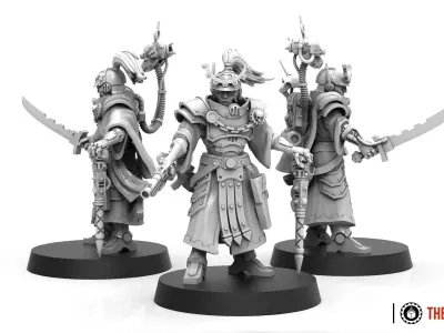 Dark Techno - Legionaxii General 3D print model