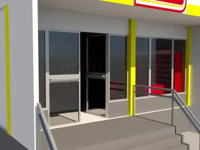 Alfamart Grocery Store 3D print model