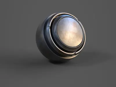 Substance Painter old used metals smart material pack 1 Texture