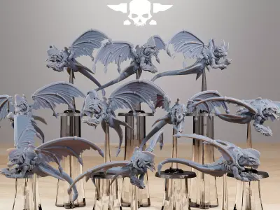 Xenarid Flyers 3D print model