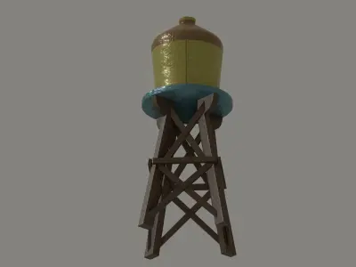 Water Tower 3D model