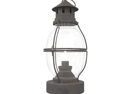 Old Lamp 4 3D model