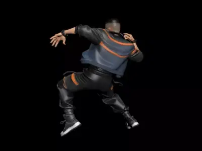 street dance 3D model