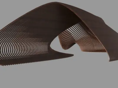 Parametric Pavilion 3D model