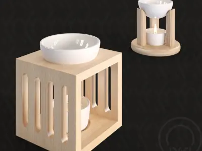 Aroma fragrance Oil Burner Sensoli 3D model