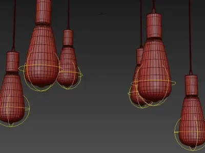 Spider Lamp DIY 3D model