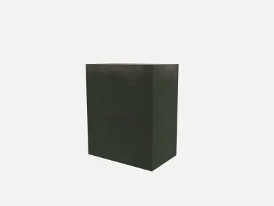 First aid cabinet  Low-poly 3D model