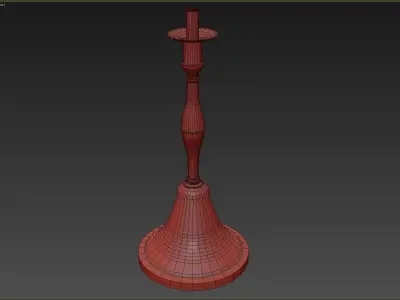 Candle Holder  Low-poly 3D model