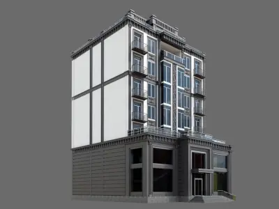 Residental Building ID037 3D model
