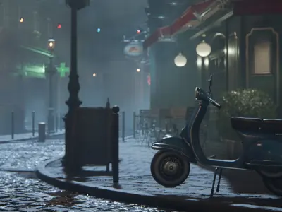 A Street From Paris 3D model