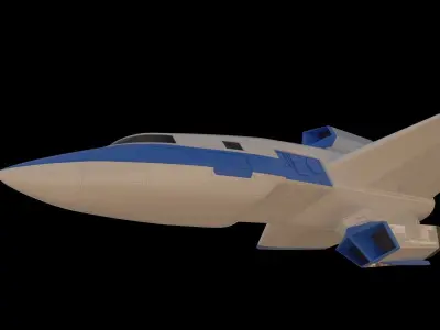 Galaxy Rangers - Ranger One spaceship 3D print model