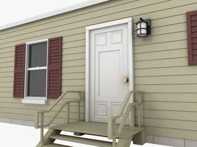 Trailer mobile home 3D model