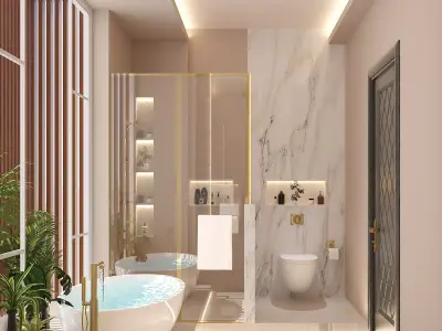 BATH ROOM 3D model