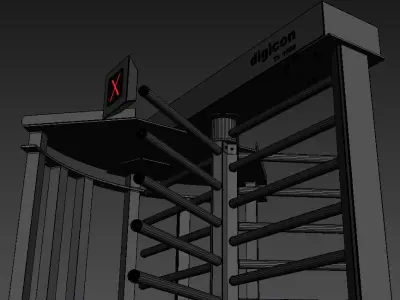 Digicon turnstile - So5  3D model