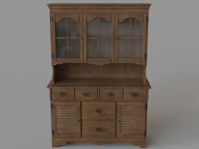 Vintage Buffet 3D model