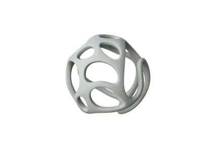 SciFi Cube Object No 34361 Low Poly Shape Texture