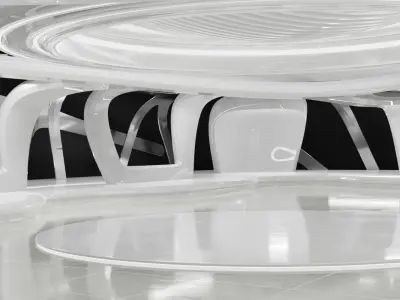 White Base Scenes Pack 3D model