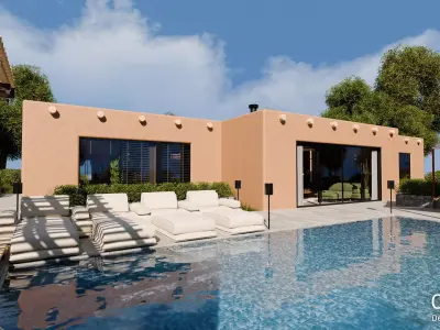 2026 Modern Modular House 20 for Blender Eevee and Cycles 3D model