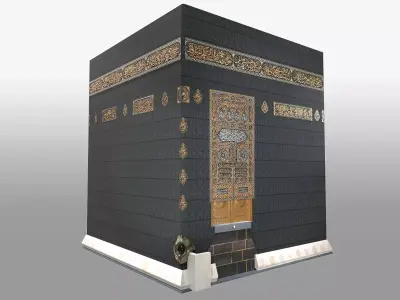 Khanna Kaaba 3D Model Low-poly 3D model