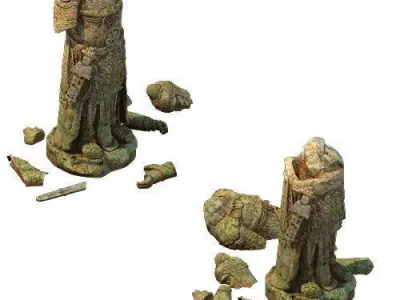 Game Model - Terracotta Warriors General statue 3D model