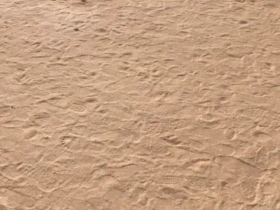 Sand Beach 02 PBR Low-poly 3D model