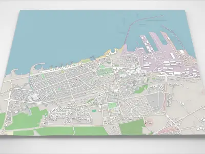 Cityscape Tartus Syria 3D model