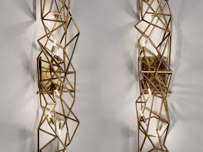 Etoile Wall Sconce by Christian Lava for Terzani 3D model