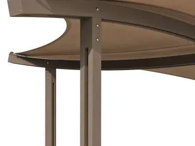 Sprech sail Shade gazebo tension structure 3D model